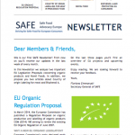 SAFE Newsletter First Page