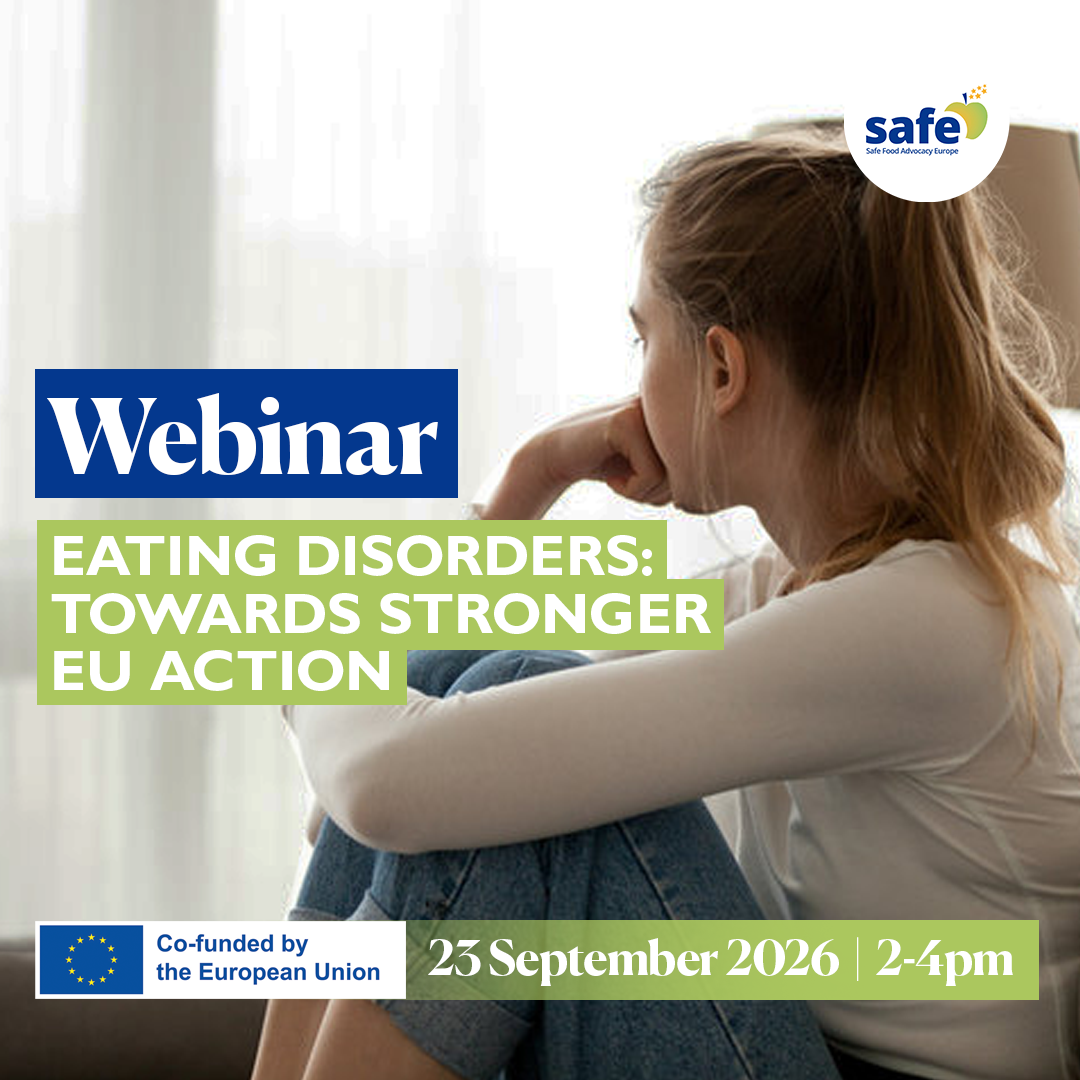 SAFE’s Webinar “Eating disorders: towards stronger EU action”